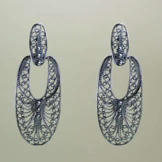 Pendientes de Filigrana Oval