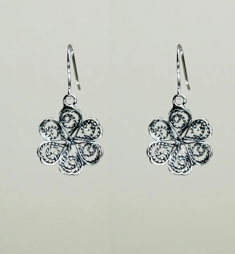 Pendientes Flor de Filigrana