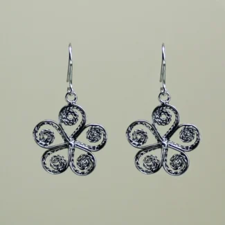 Pendiente Hippy Flor Espirales