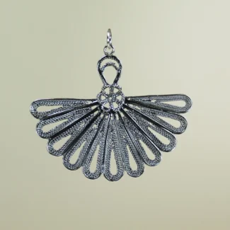 Colgante abanico de Filigrana