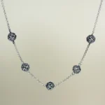 Gargantilla Cadena Rolo Cinco Bolas